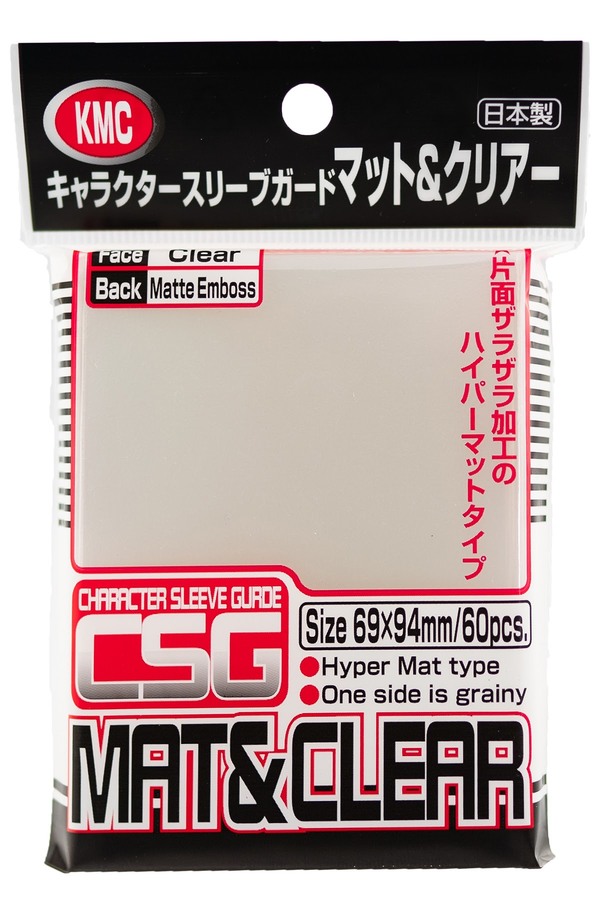 Character Sleeve Guard MAT & Clear - KMC